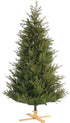 Kerstboom Arkansas dark green PE wooden LB base - h 183cm houten kruisvoet - takken hangen vast