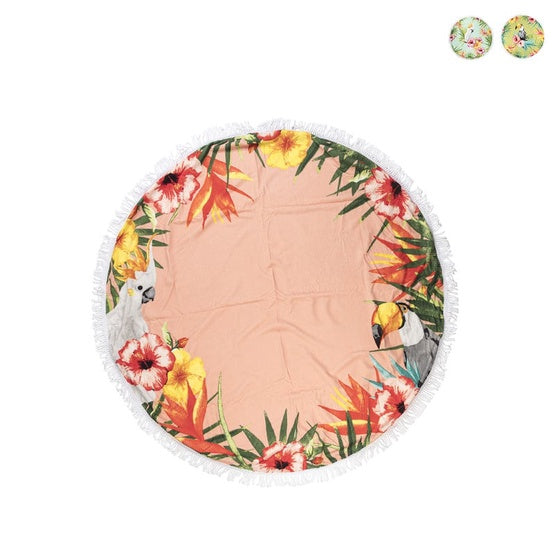 Badlaken rond - 90cm ass. PRIJS PER STUK