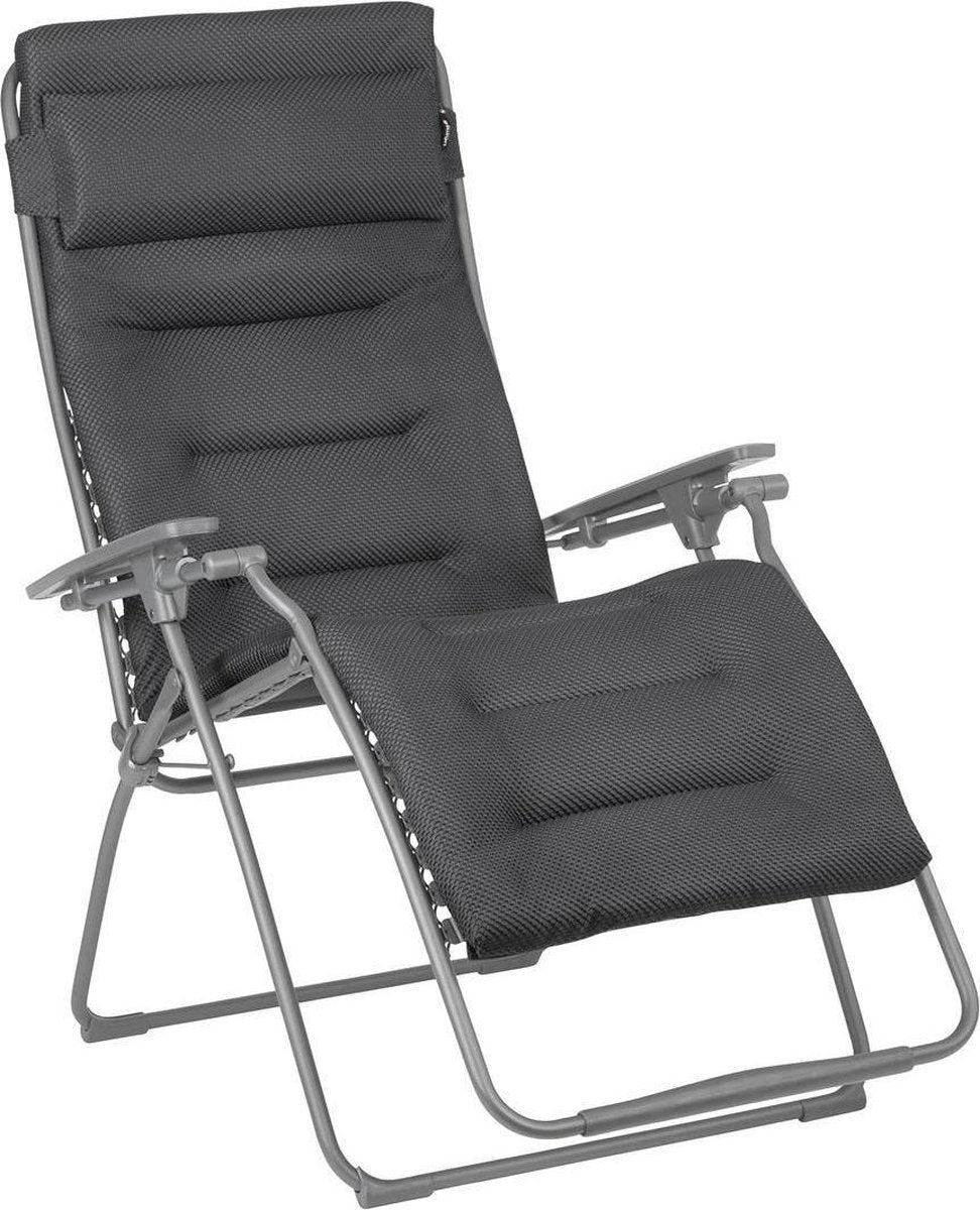 LAFUMA Futura be comfort XL relax- donk. grijs- extra ruime zitting - relaxstoel