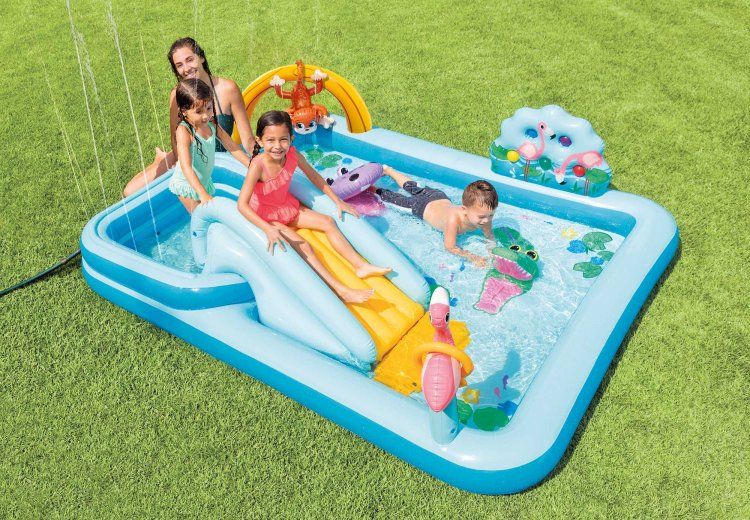 INTEX - Jungle adventure zwembad - 257x2 16x84cm - opblaaszwembad kids