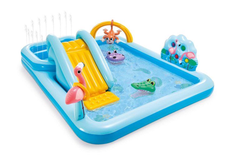 INTEX - Jungle adventure zwembad - 257x2 16x84cm - opblaaszwembad kids