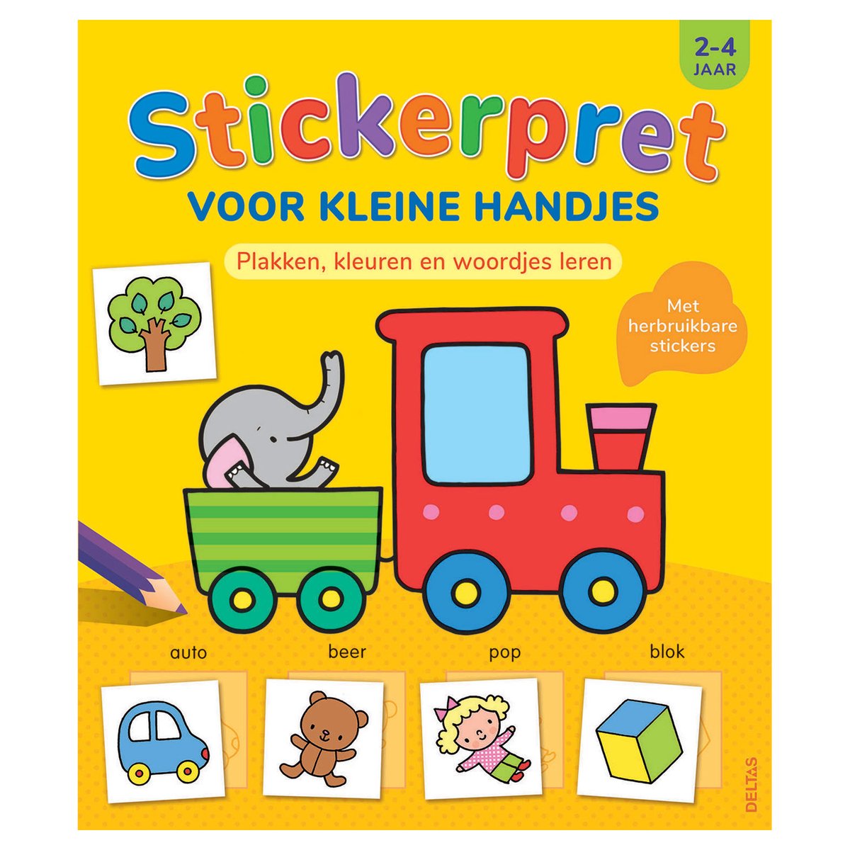 Stickerpret voor kleine handjes (2/4j.)