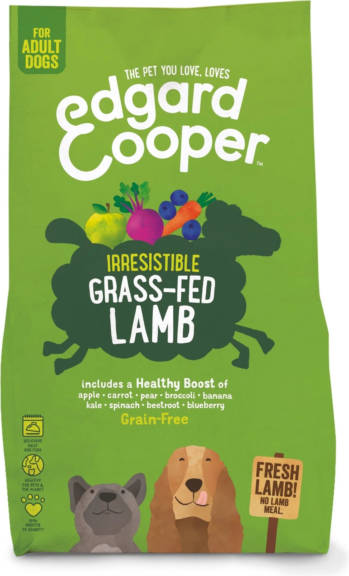 EDGARD&COOPER Adult lam - 2.5kg