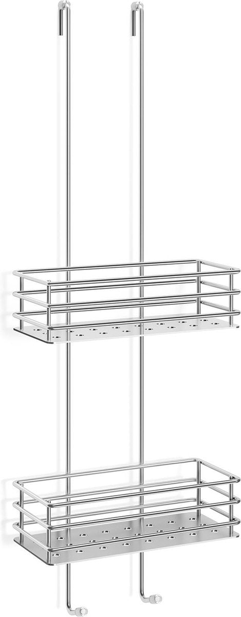 Zack IPARO - Douchehanger 2mandjes groot - hoogglans  (14x25.5x74cm)