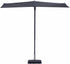 Madison SUN WAVE parasol 270x150 - grijs Tu Lu