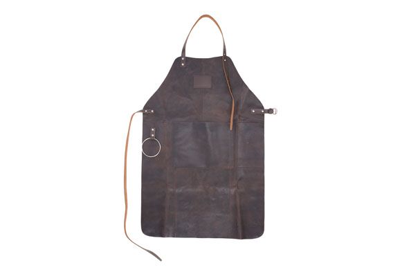 COSY&TRENDY Schort leder - 87x61cm - donker bruin