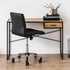 SEAFORD bureau 1 lade - wild oak/ mat zwart - 110x45x75cm tulu