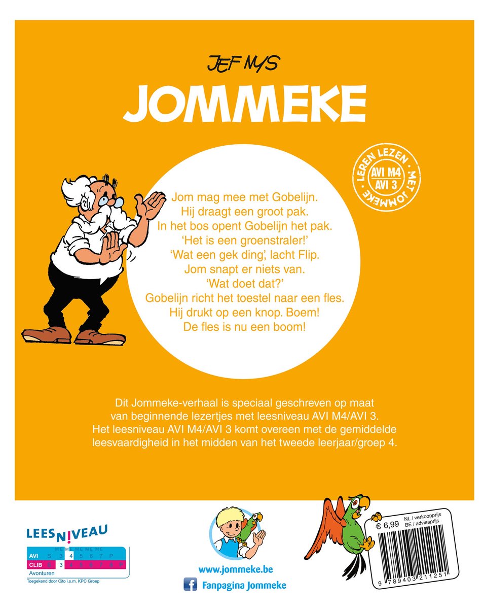 Jommeke AVI M4 - De groenstraler