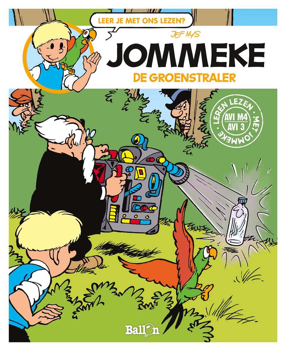 Jommeke AVI M4 - De groenstraler
