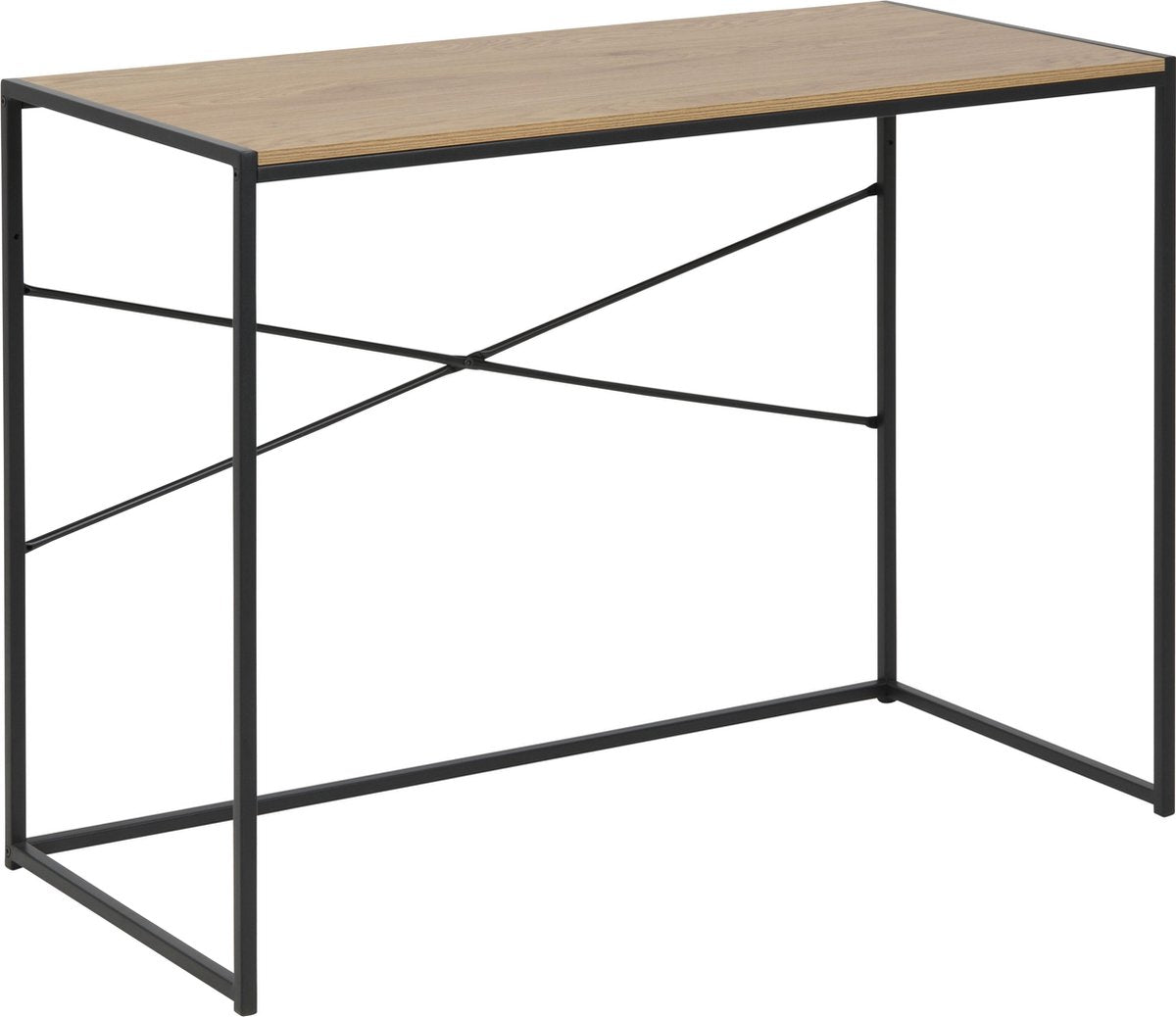 SEAFORD bureau - 100x45x75cm - wild oak/ zwart           0000076368  0000093698