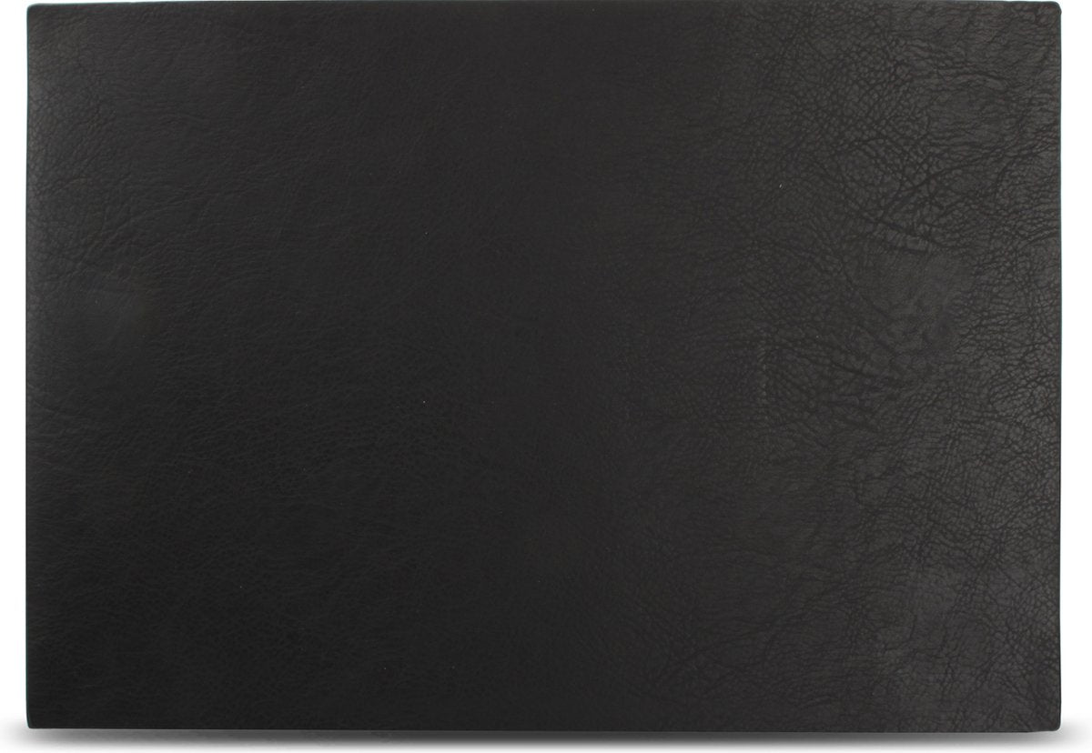 BONBISTRO Layer - Placemat 43x30cm - zwart lederlook