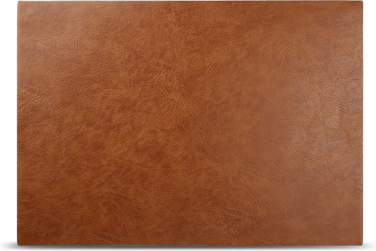 YONG Layer bruin - Placemat 43x30cm lederlook