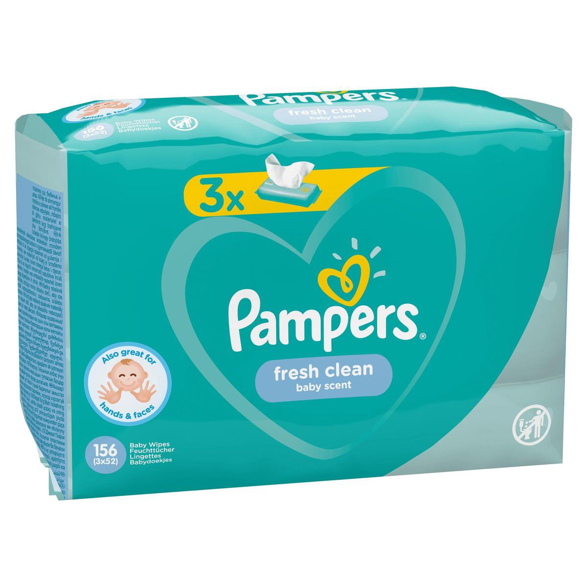 PAMPERS Wipes fresh clean - 3x52ST