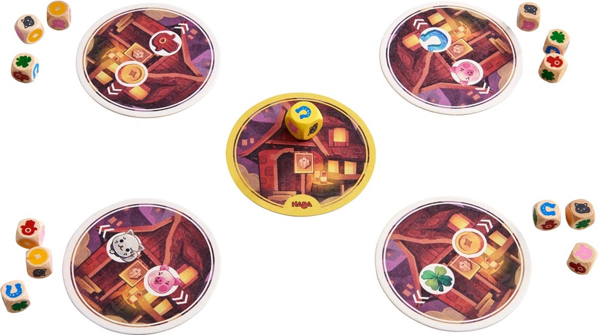 HABA Spel - Links, rechts, dobbel weg! TU