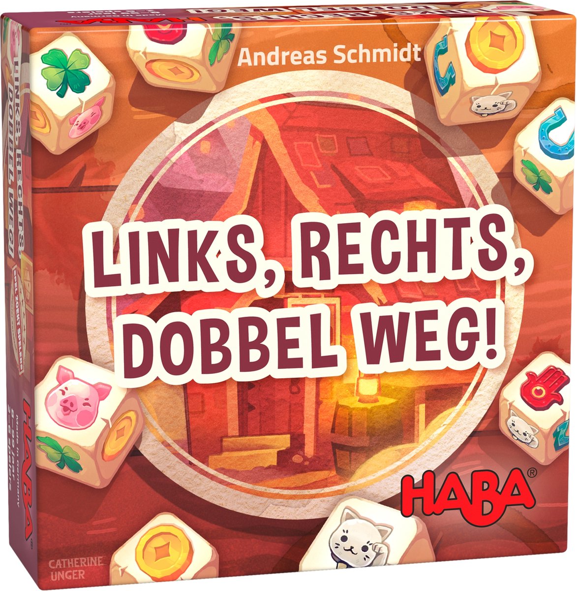 HABA Spel - Links, rechts, dobbel weg! TU