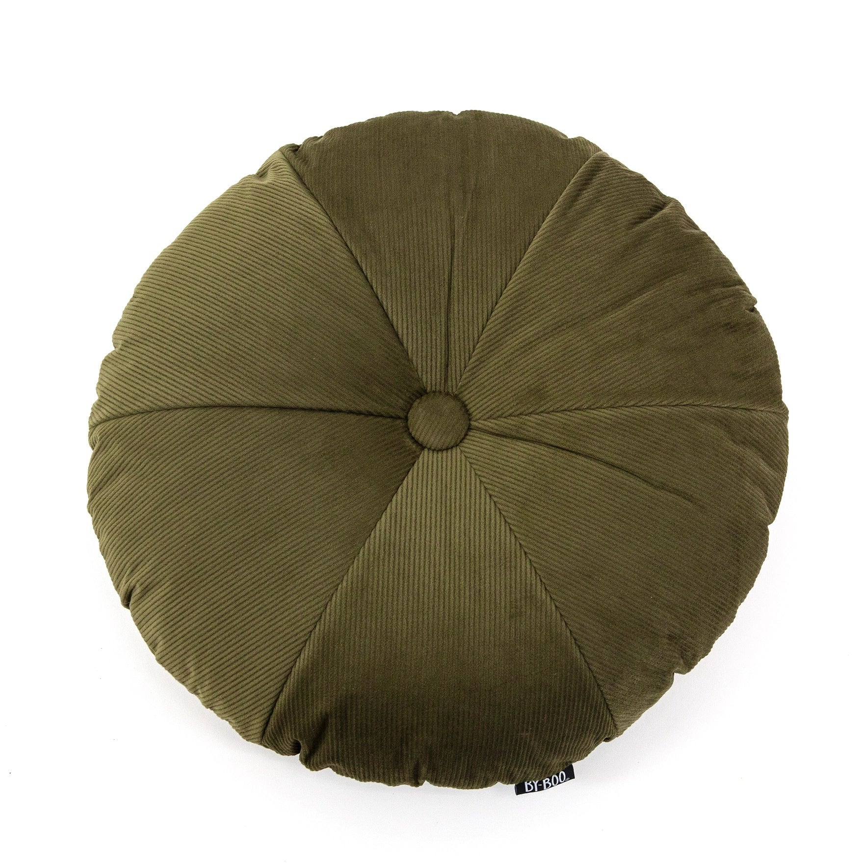 By Boo FAITH kussen rond - 50cm - groen TU LU