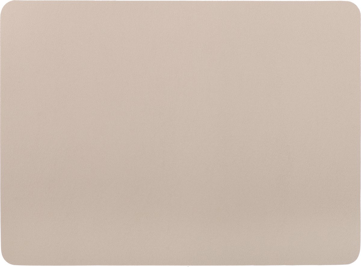 ZICZAC Leather Look placemat - 33x45cm - taupe