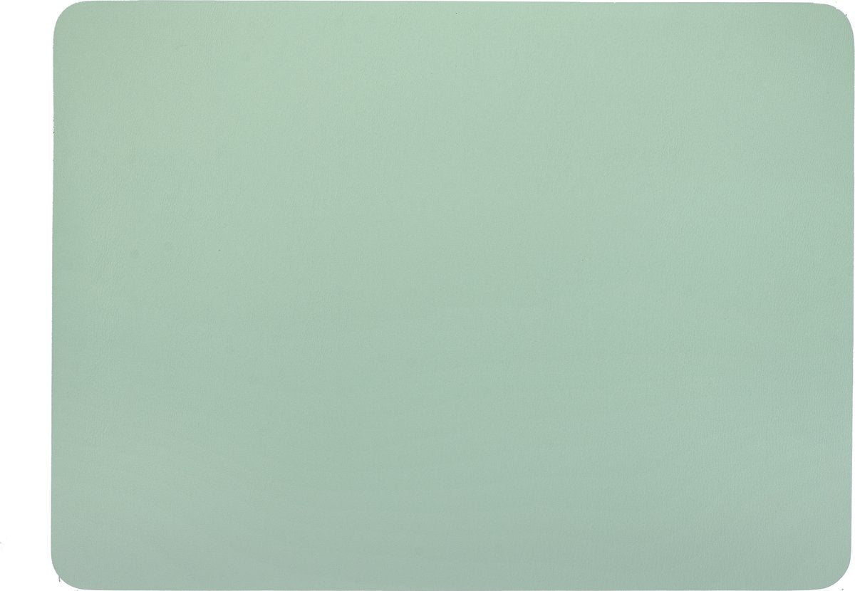 ZICZAC Togo placemat - 33x45cm - leather look malachite groen