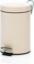 KELA Monaca vuilbak - 3L 17x26cm - beige pedaalemmer