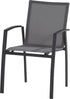 4Seasons TORINO Taste dining chair - alu text. mat carbon - tuinstoel