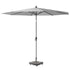 Platinum RIVA parasol dia 3m - l. grijs/ antraciet mast excl. voet