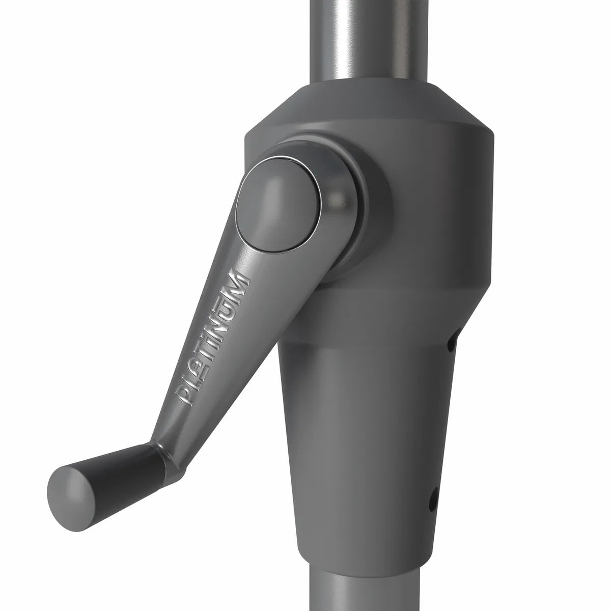 Platinum RIVA premium parasol 3m - manhattan/ antraciet mast excl. voet