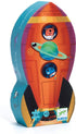 DJECO Puzzel silhouette - Ruimteschip 16st.