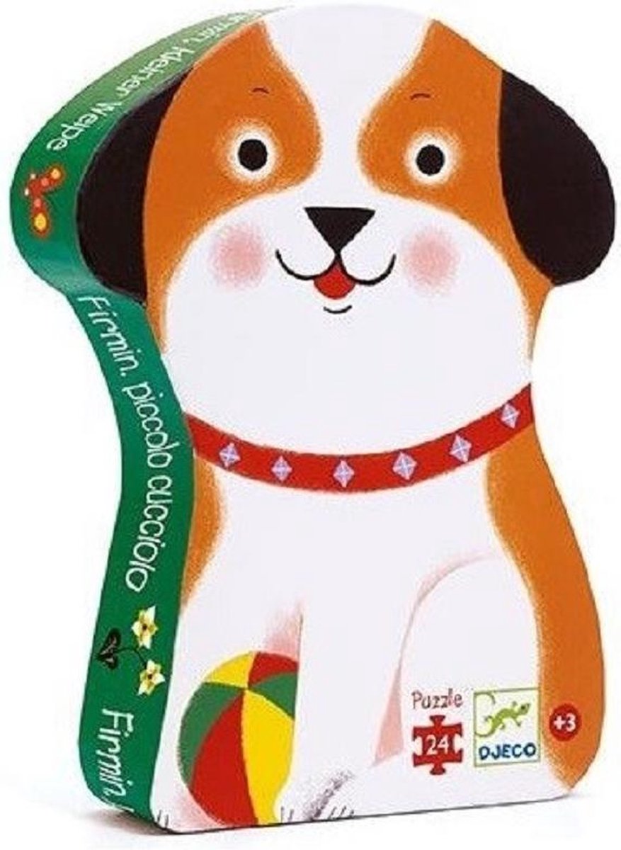 DJECO Puzzel silhouette - Puppy Firmin 24st.