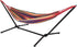 Hangmat met metalen standaard- 200x150cm 371687