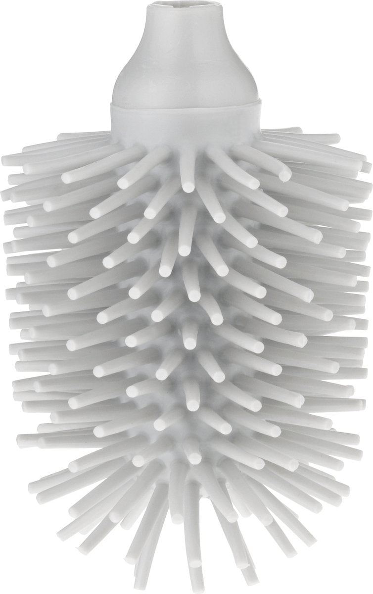 KELA toiletborstelkop flexibel 8cm - grijs silicone