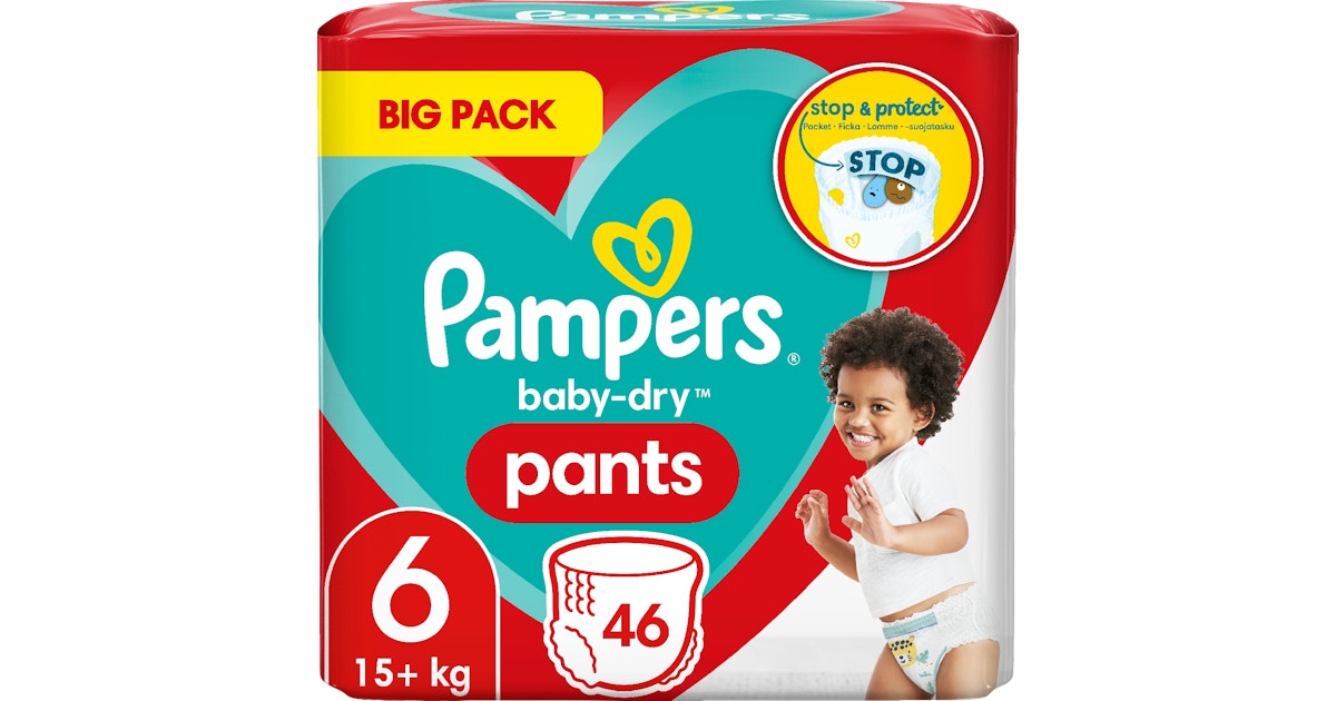 PAMPERS Baby dry pants nr6 - 46st.