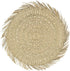 Placemat zeegras franjes - 38cm - natuur tu