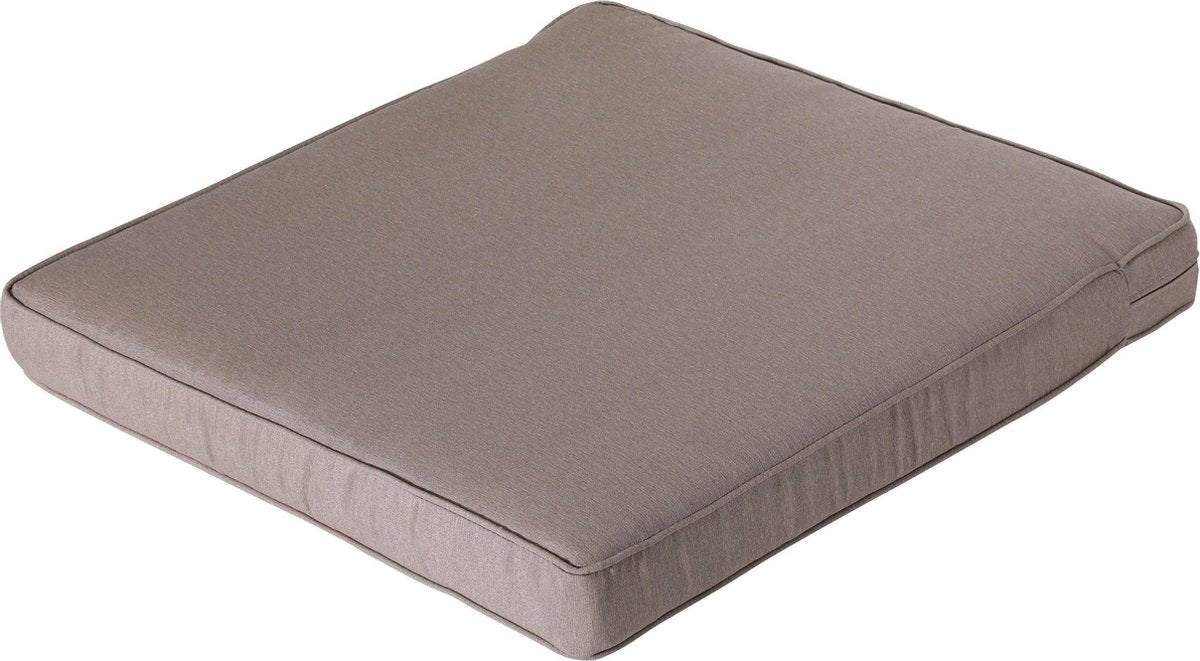 MADISON Loungekussen luxe - 60x60cm -ZIT panama taupe  TU LU