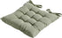 MADISON Toscane kussen - 46x46cm - sage panama indoor m/koordjes om te knopen