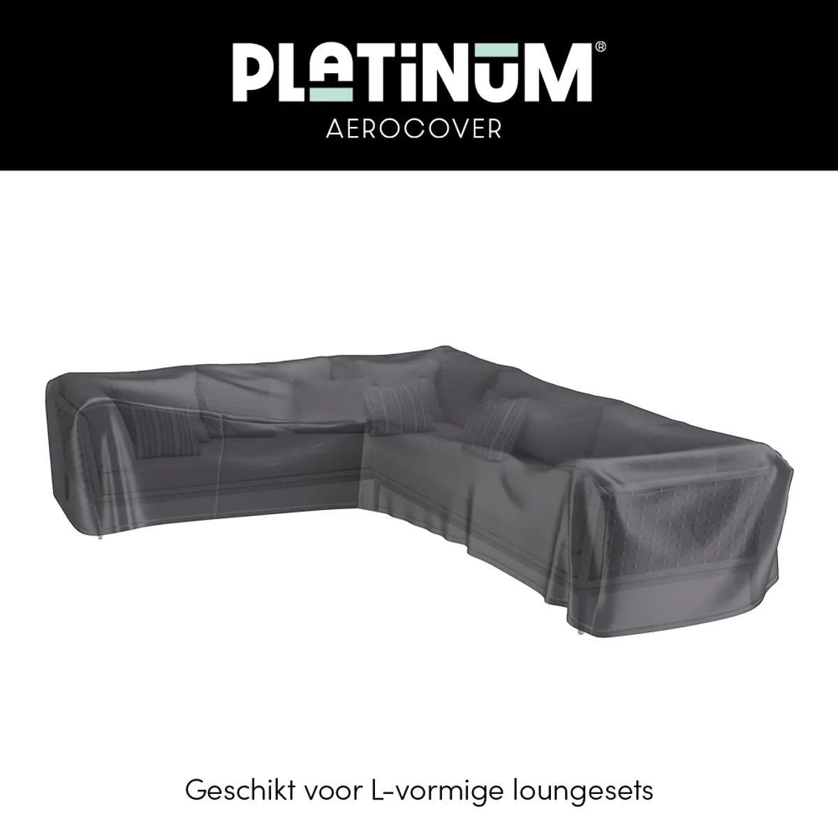 AEROCOVER Hoes lounge L-vorm - 330x255x100cm  hoek links