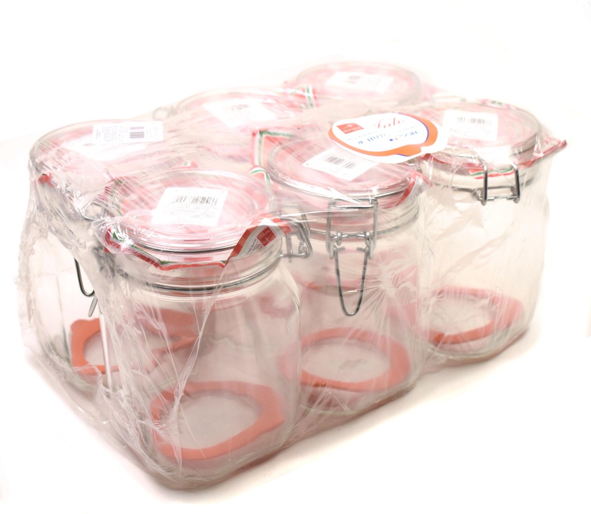 BORMIOLI Rocco Fido - 6 klempotten 1L