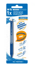 M&G Friction clicker gel pen 0.7mm - blauw