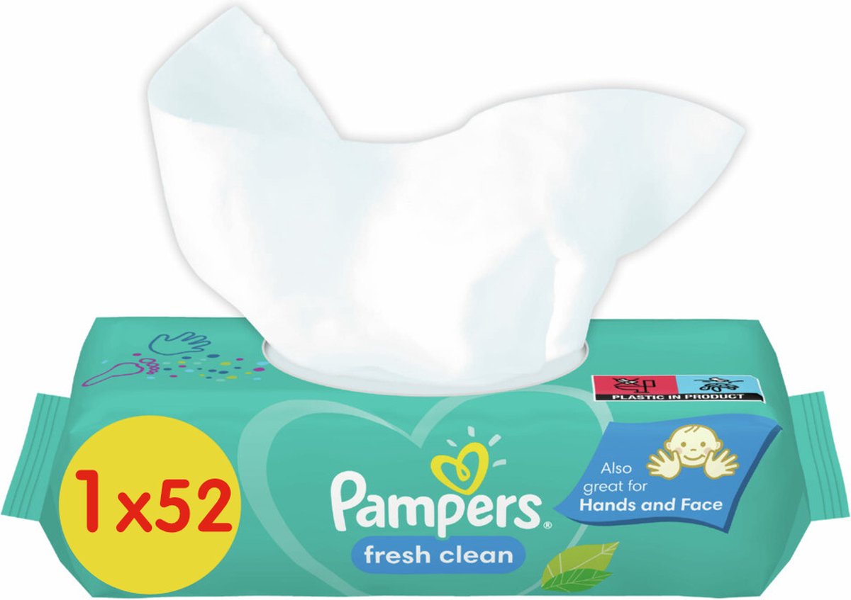 PAMPERS Vochtige doekjes - 52st.