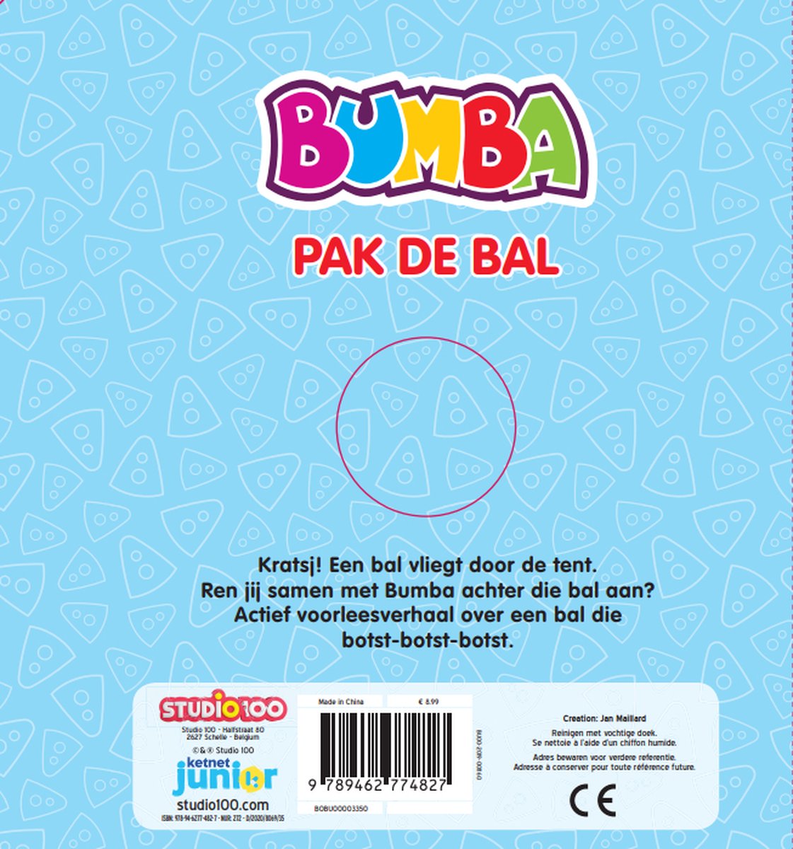 BUMBA Kartonboek - Pak de bal