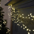 Lumineo micro LED cluster twinkel 300cm - 480L - zwart/warm wit - kerstverlichting
