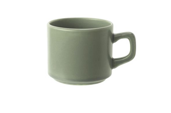 COSY&TRENDY Koffietas 18cl - tower green stapelbaar   TU UC