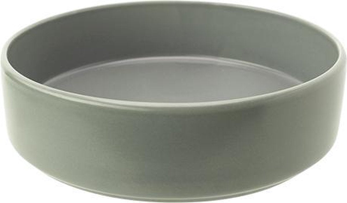 COSY&TRENDY Diep bord 21cm - tower green stapelbaar    TU UC