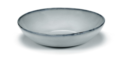 PASCALE NAESSENS Pure Diep bord L blauw geglazuurd - 19.5x19.5x4.7cm