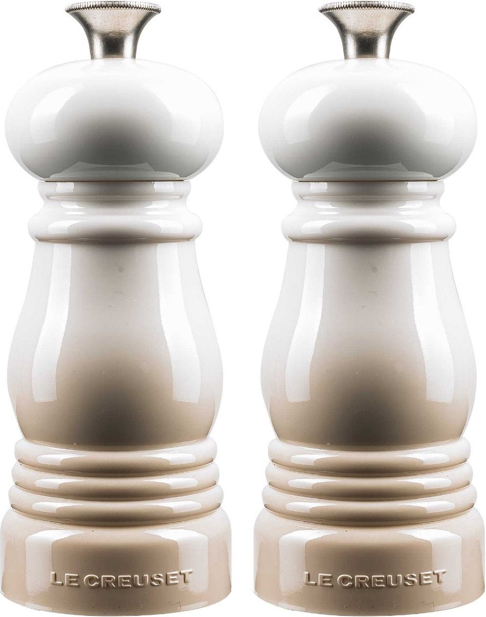 LE CREUSET peper- en zoutmolen 11cm - meringue set/2