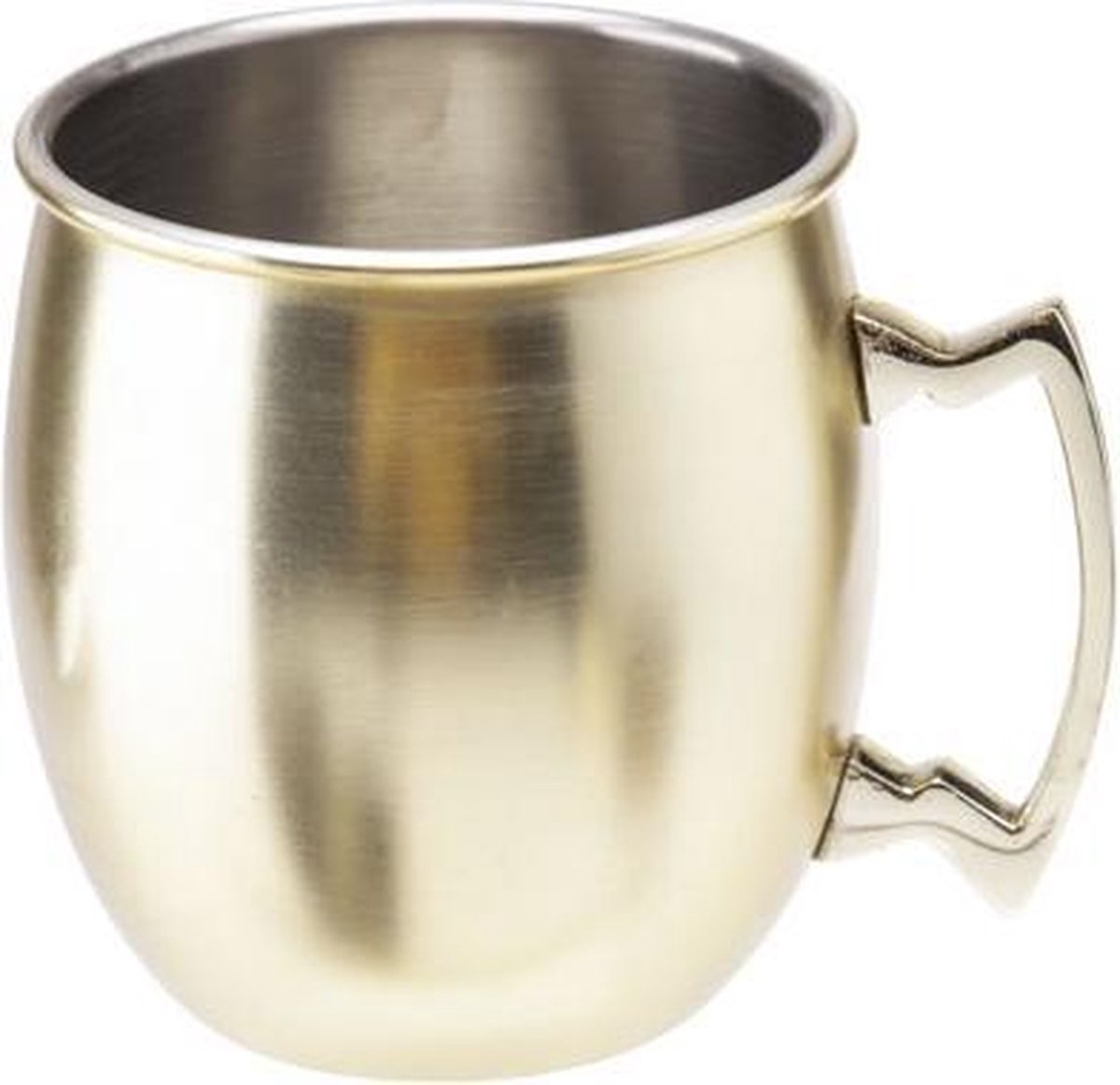 Cosy&Trendy MOSCOW mug drinkbeker - 8.5x 10cm 450ml - goud