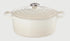 LE CREUSET braad-/ stoofpan rond 24cm - meringue