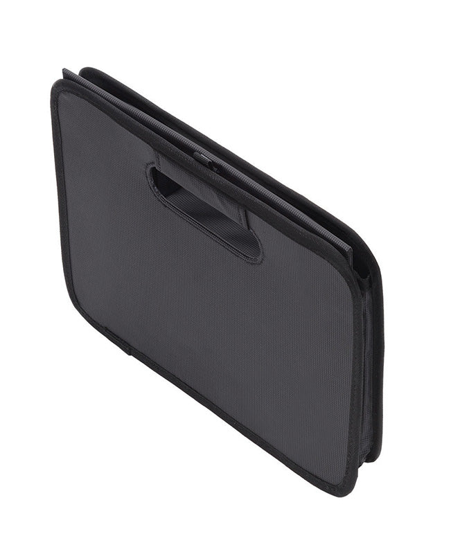 TRENDY plooibare tas - S 25L 27x33x28cm l.grijs/ zwart   Geen naam