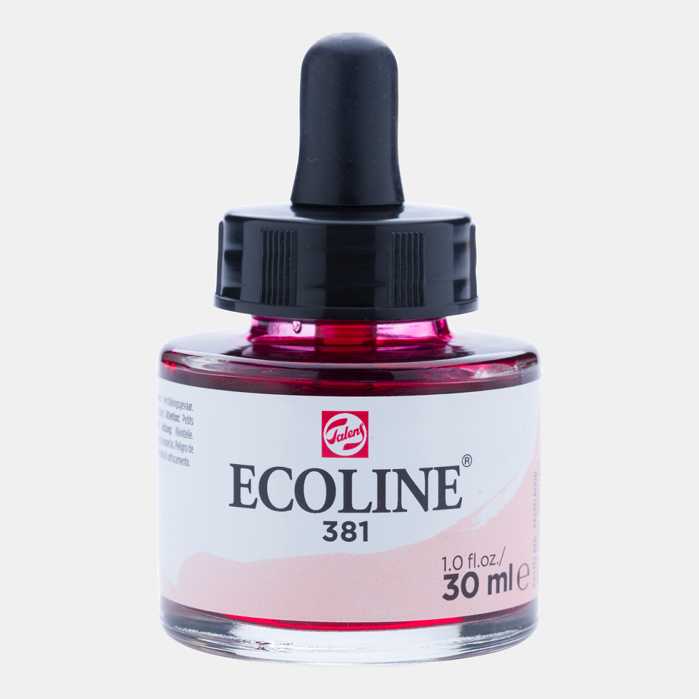 TALENS Ecoline 30ml - pastel rood