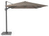 CHALLENGER T2 Premium parasol - 350x260cm - havana/ antraciet excl. voet