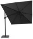 CHALLENGER T2 Premium parasol - 350x260cm - jet black/ matt black excl. voet